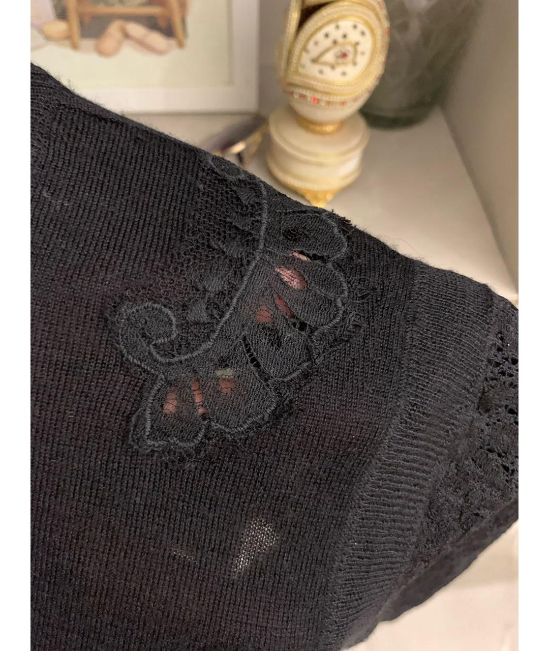 DOLCE&GABBANA Черный кашемировый джемпер / свитер, фото 8