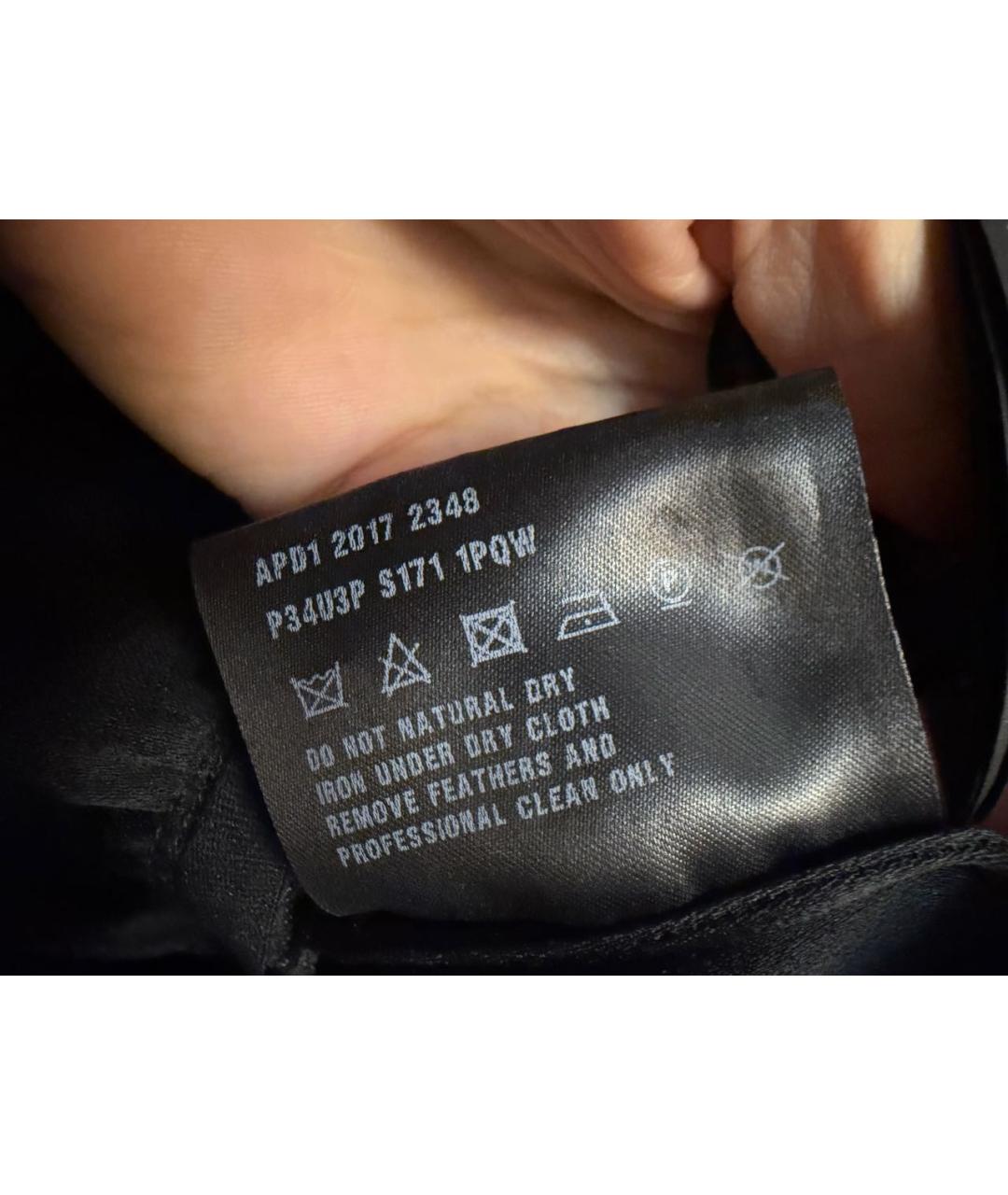 PRADA Черное вискозное вечернее платье, фото 5