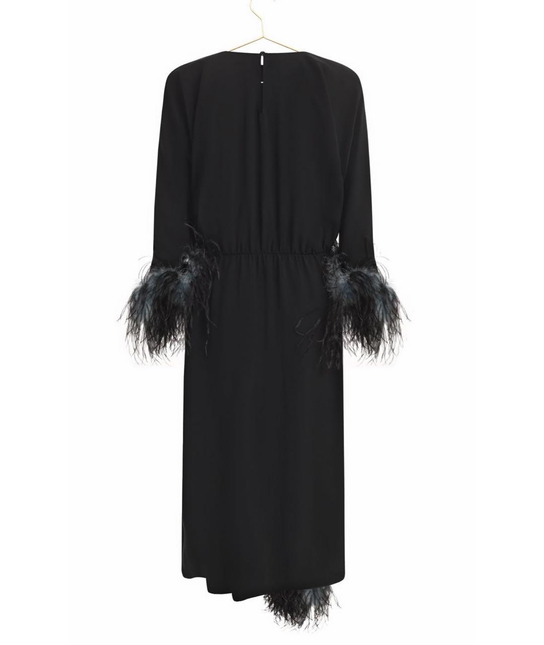PRADA Черное вискозное вечернее платье, фото 2