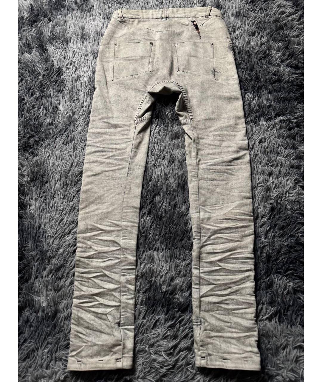 BORIS BIDJAN Белые джинсы скинни, фото 2