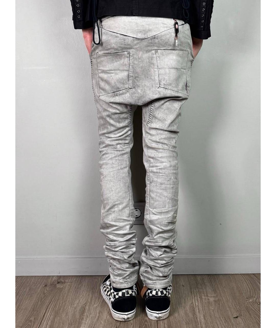 BORIS BIDJAN Белые джинсы скинни, фото 7