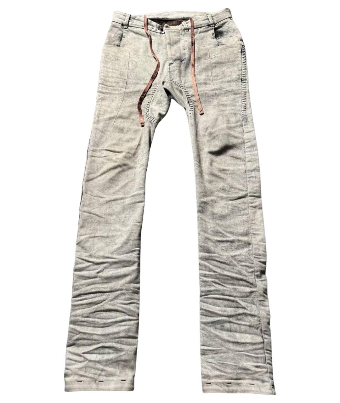 BORIS BIDJAN Белые джинсы скинни, фото 1