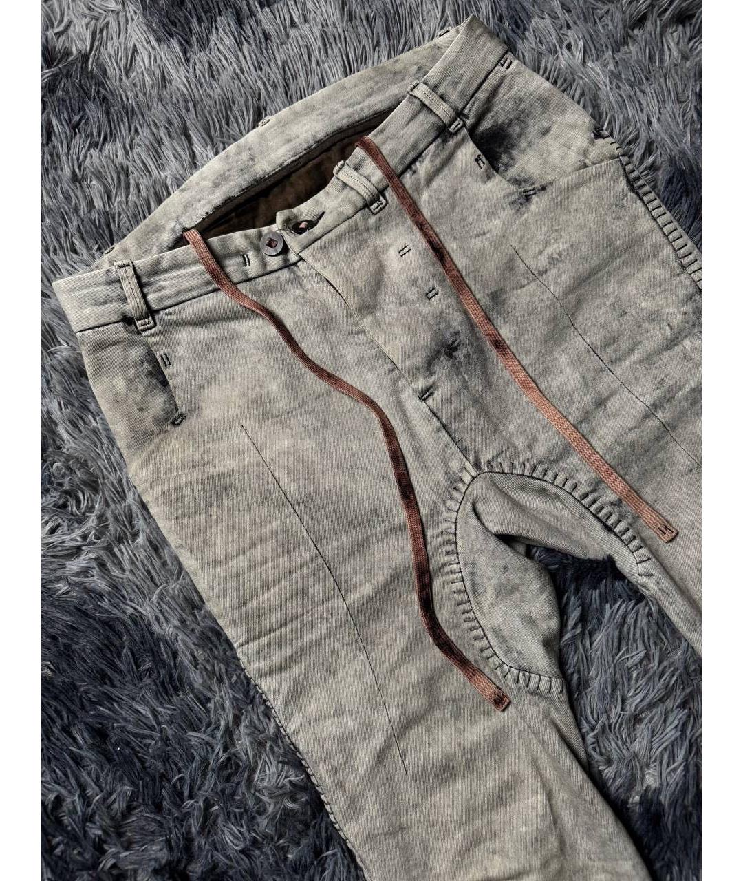 BORIS BIDJAN Белые джинсы скинни, фото 3