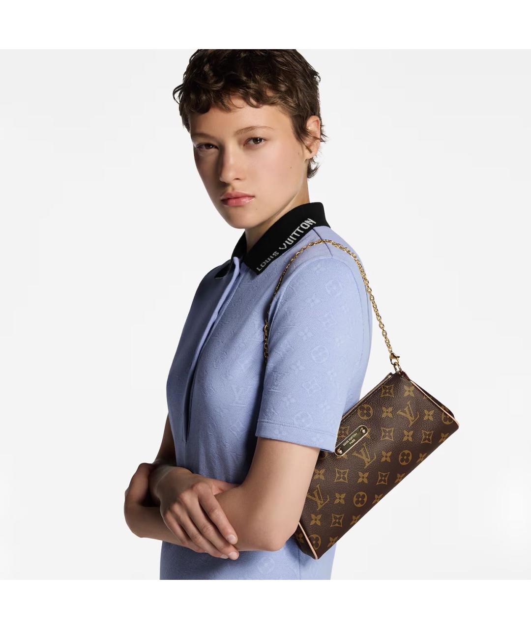 LOUIS VUITTON Коричневая сумка через плечо, фото 3