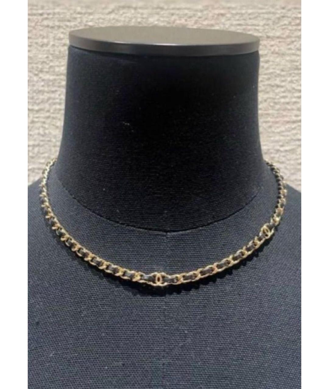 CHANEL Черный чокер, фото 2