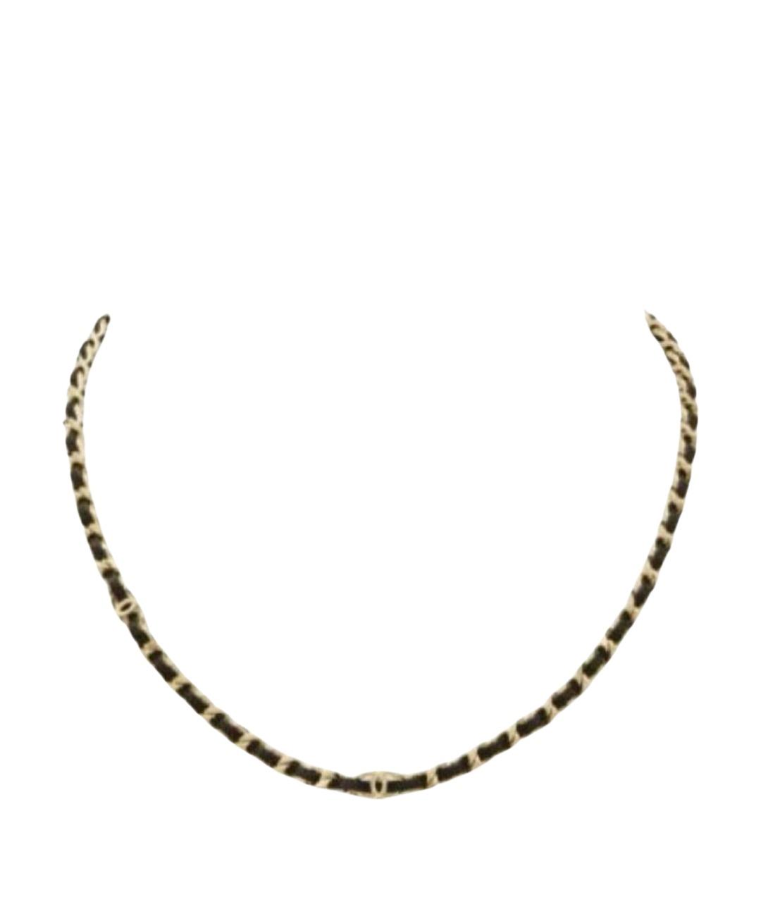 CHANEL Черный чокер, фото 1