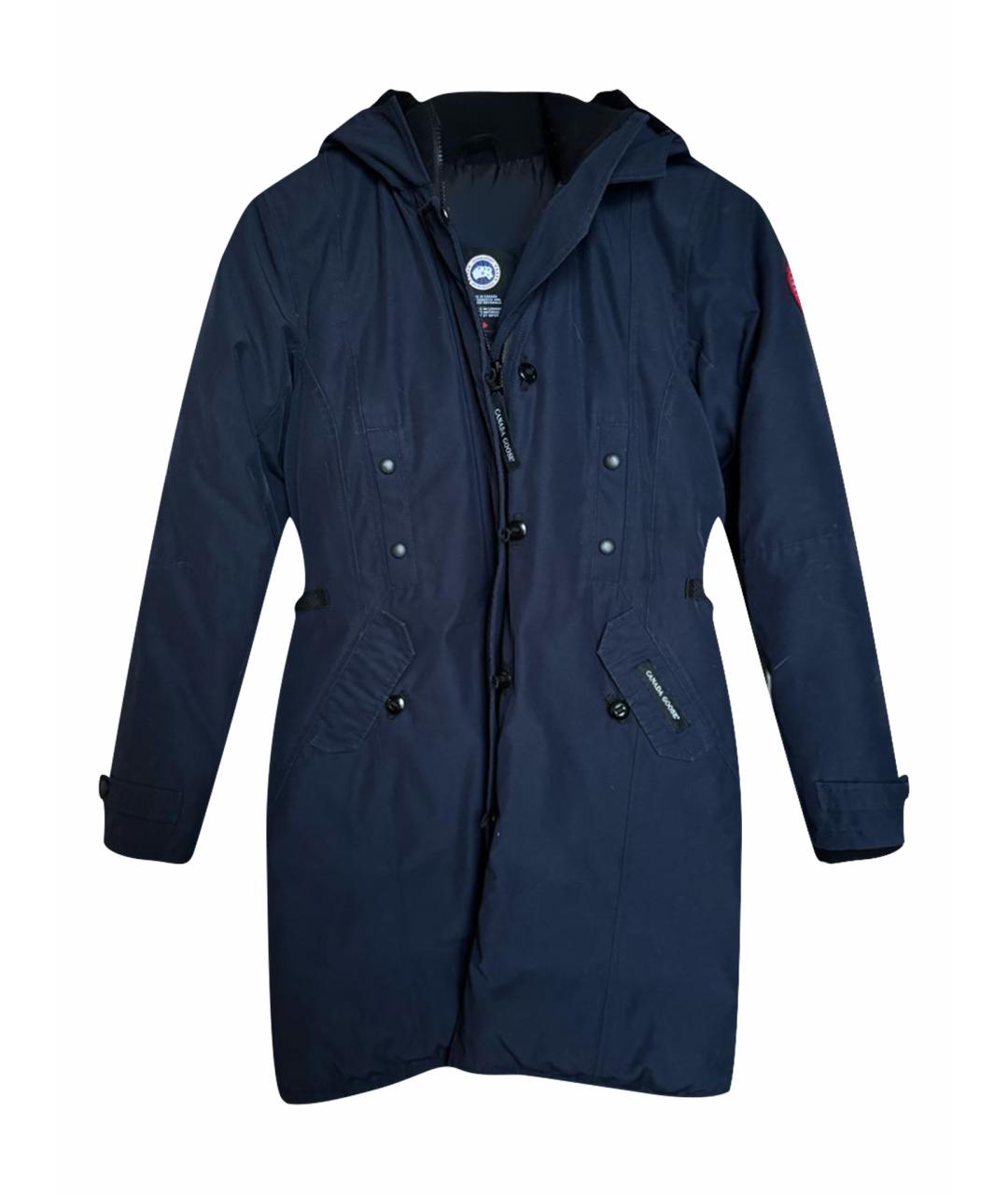 CANADA GOOSE Темно-синий пуховик, фото 1