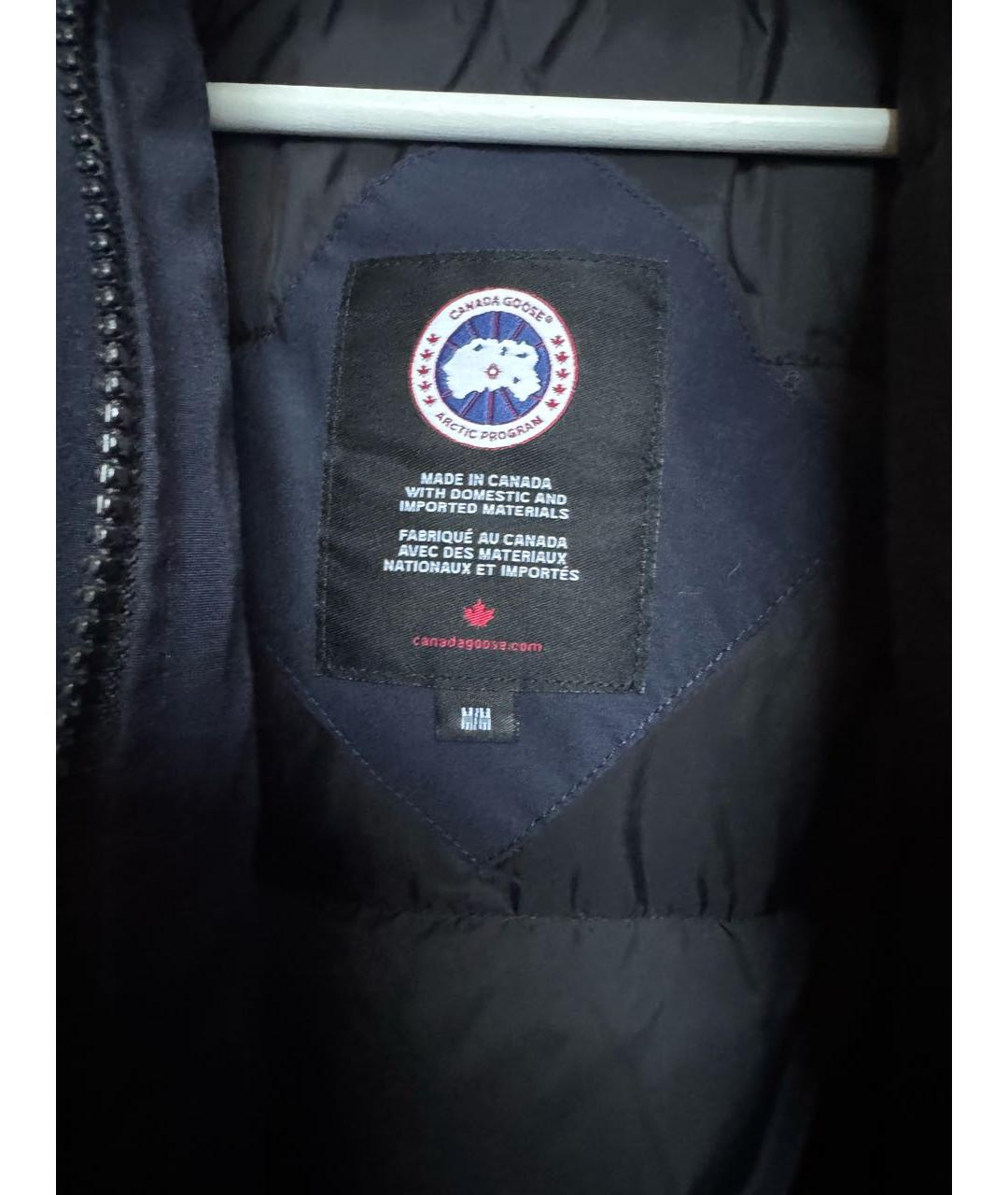 CANADA GOOSE Темно-синий пуховик, фото 3