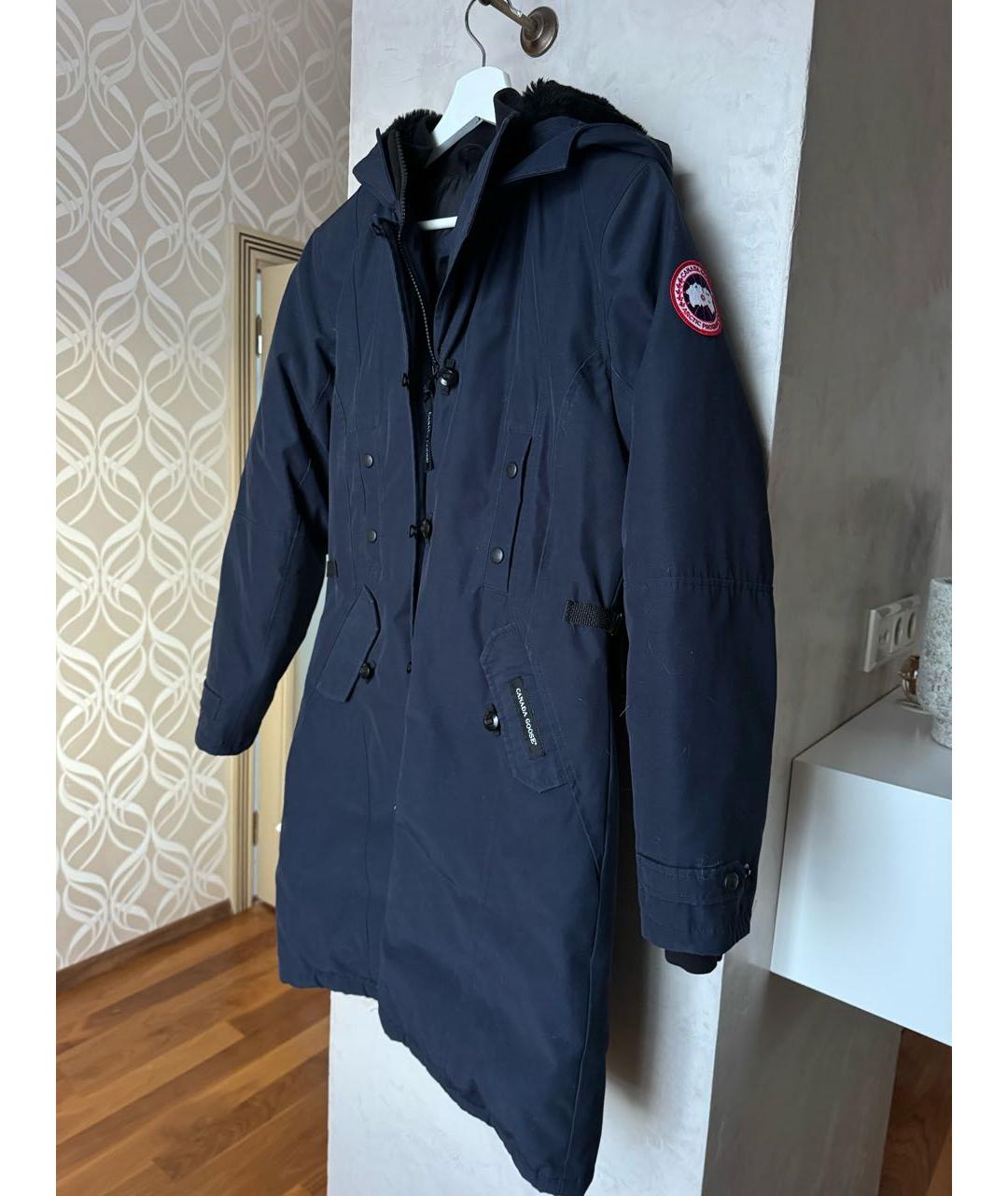 CANADA GOOSE Темно-синий пуховик, фото 5