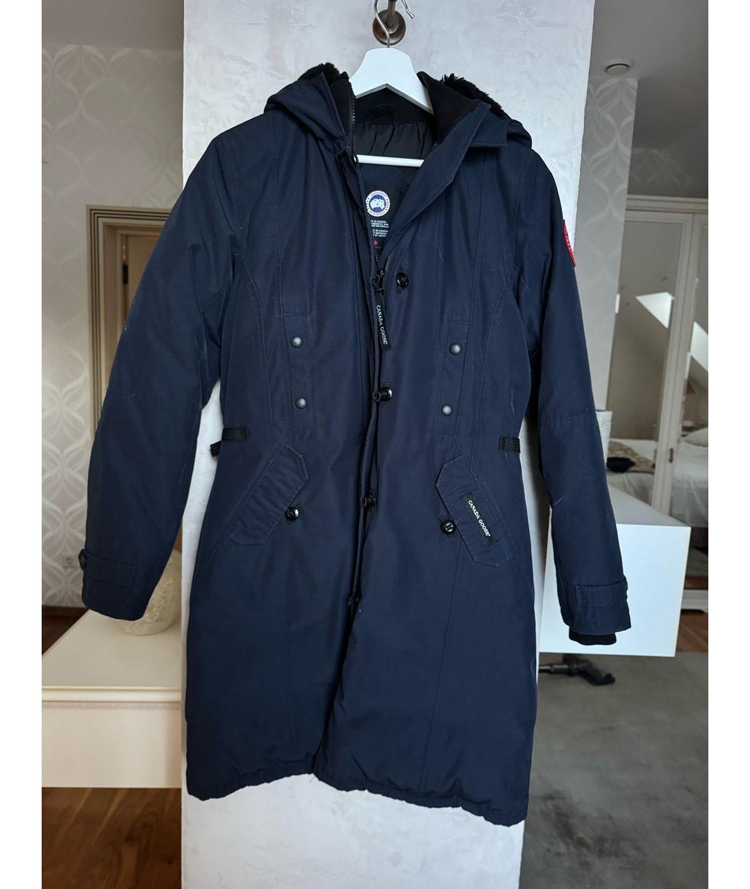 CANADA GOOSE Темно-синий пуховик, фото 6