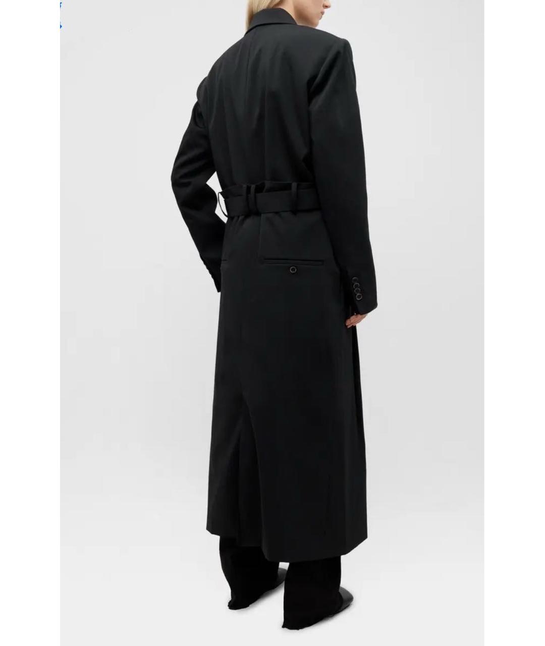 UMA WANG Черное пальто, фото 3