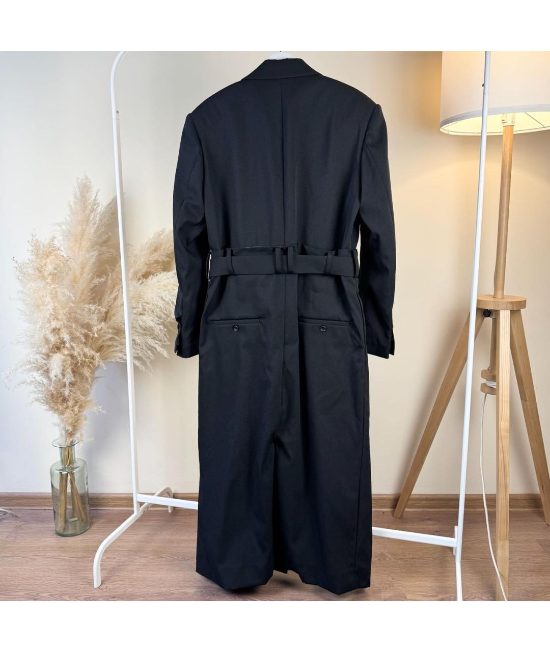 UMA WANG Черное пальто, фото 5