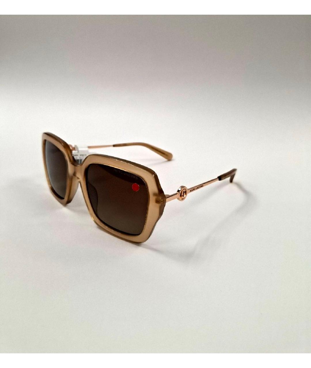 MARC JACOBS Бежевые пластиковые солнцезащитные очки, фото 2