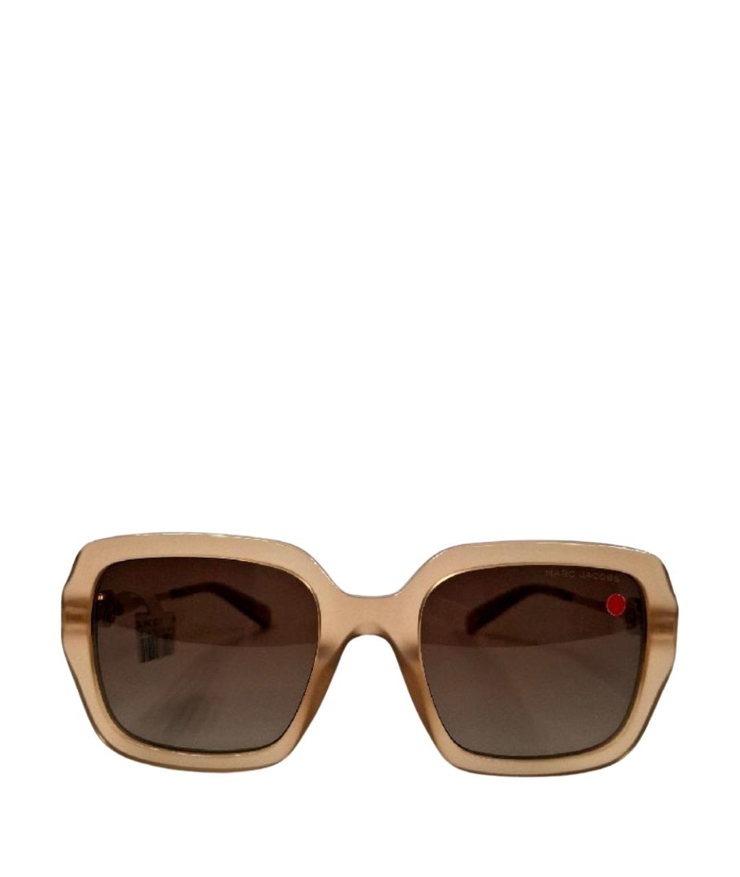 MARC JACOBS Бежевые пластиковые солнцезащитные очки, фото 1