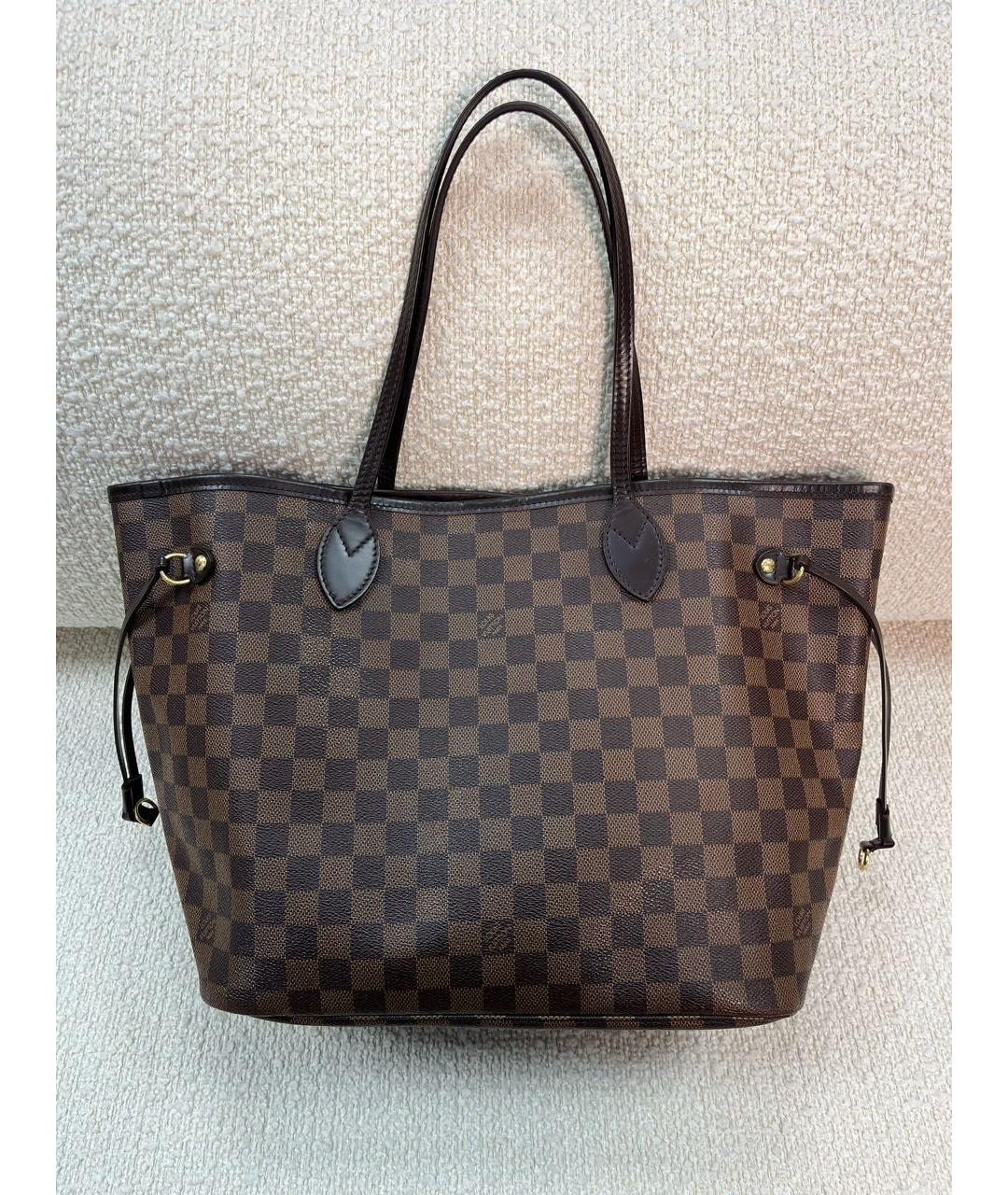 LOUIS VUITTON Коричневая сумка тоут, фото 9