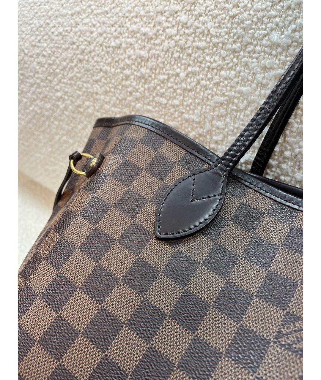 LOUIS VUITTON Коричневая сумка тоут, фото 8