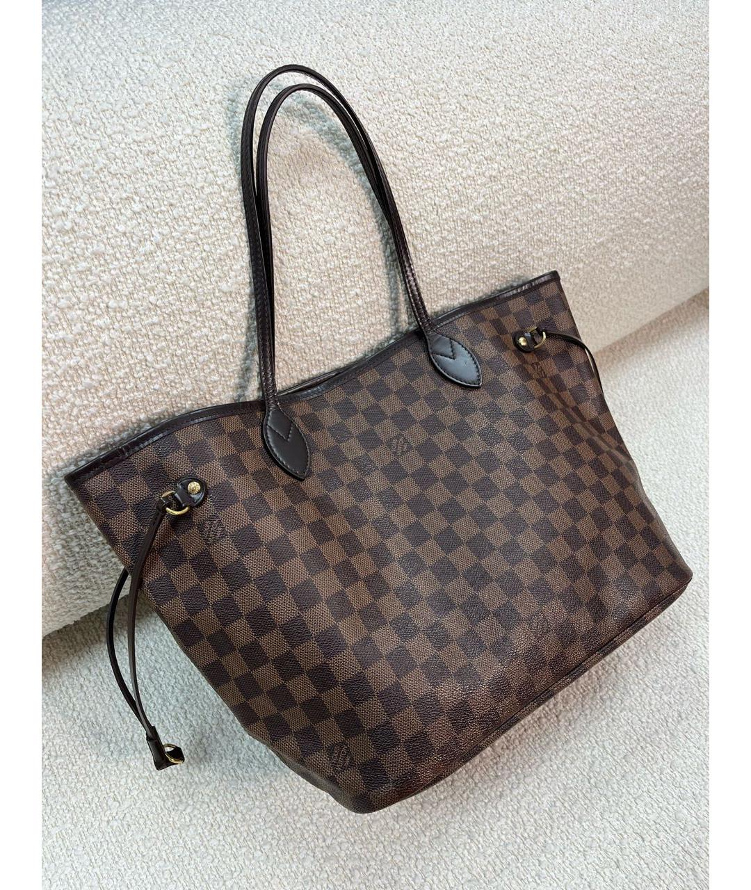 LOUIS VUITTON Коричневая сумка тоут, фото 2