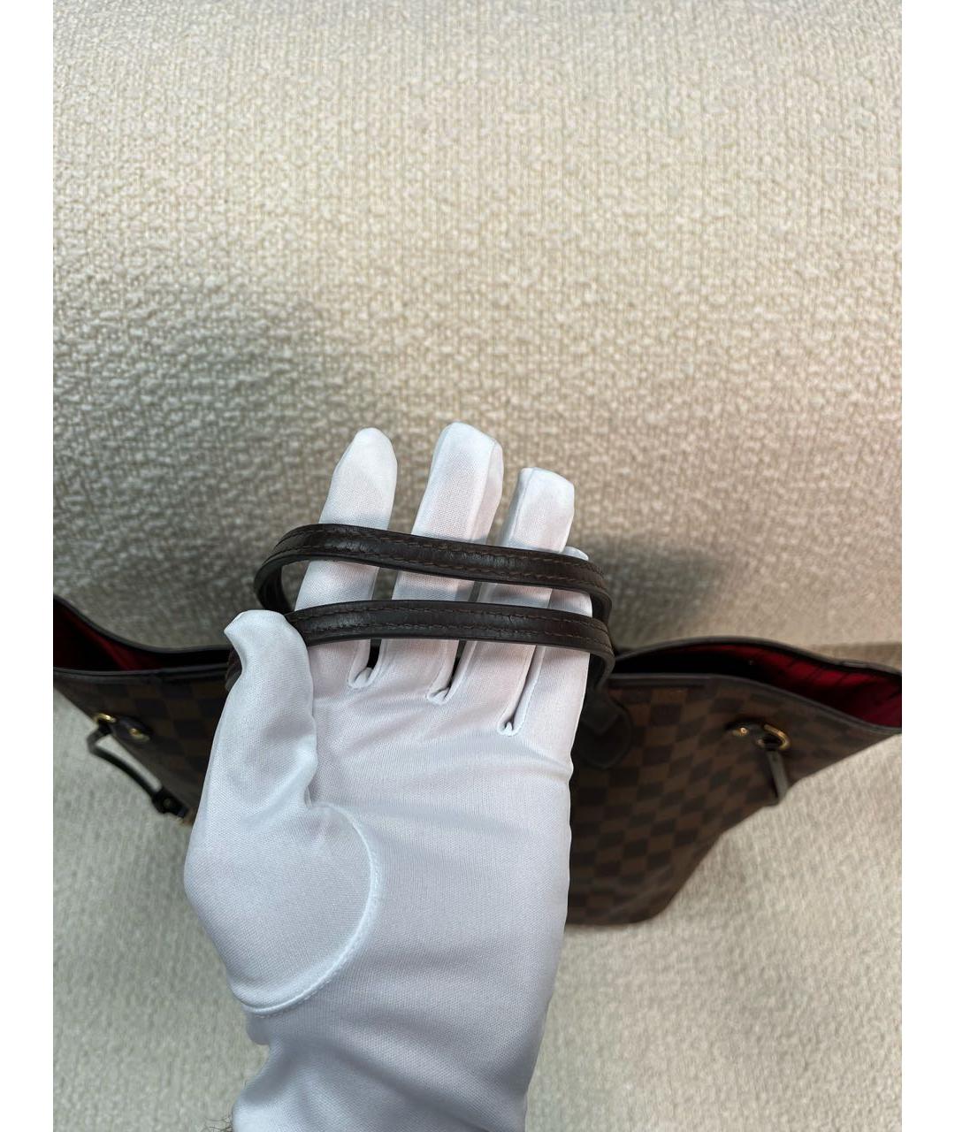LOUIS VUITTON Коричневая сумка тоут, фото 7