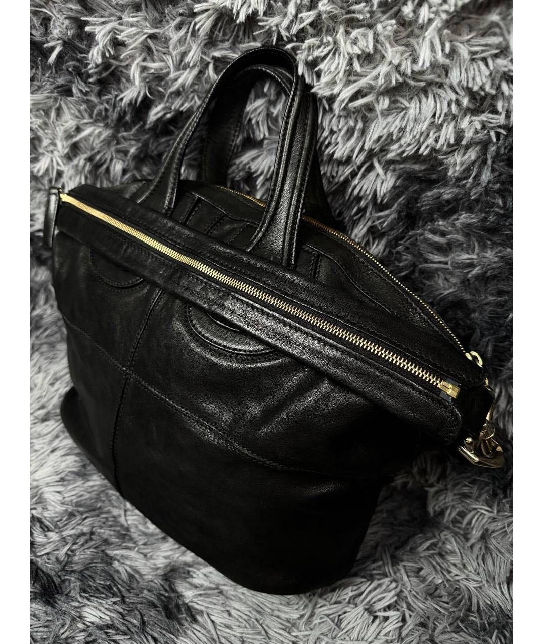 GIVENCHY Черная кожаная сумка с короткими ручками, фото 2