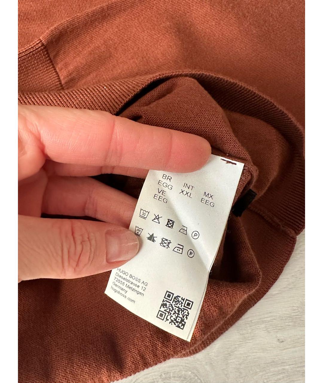 HUGO BOSS Коричневый джемпер / свитер, фото 4
