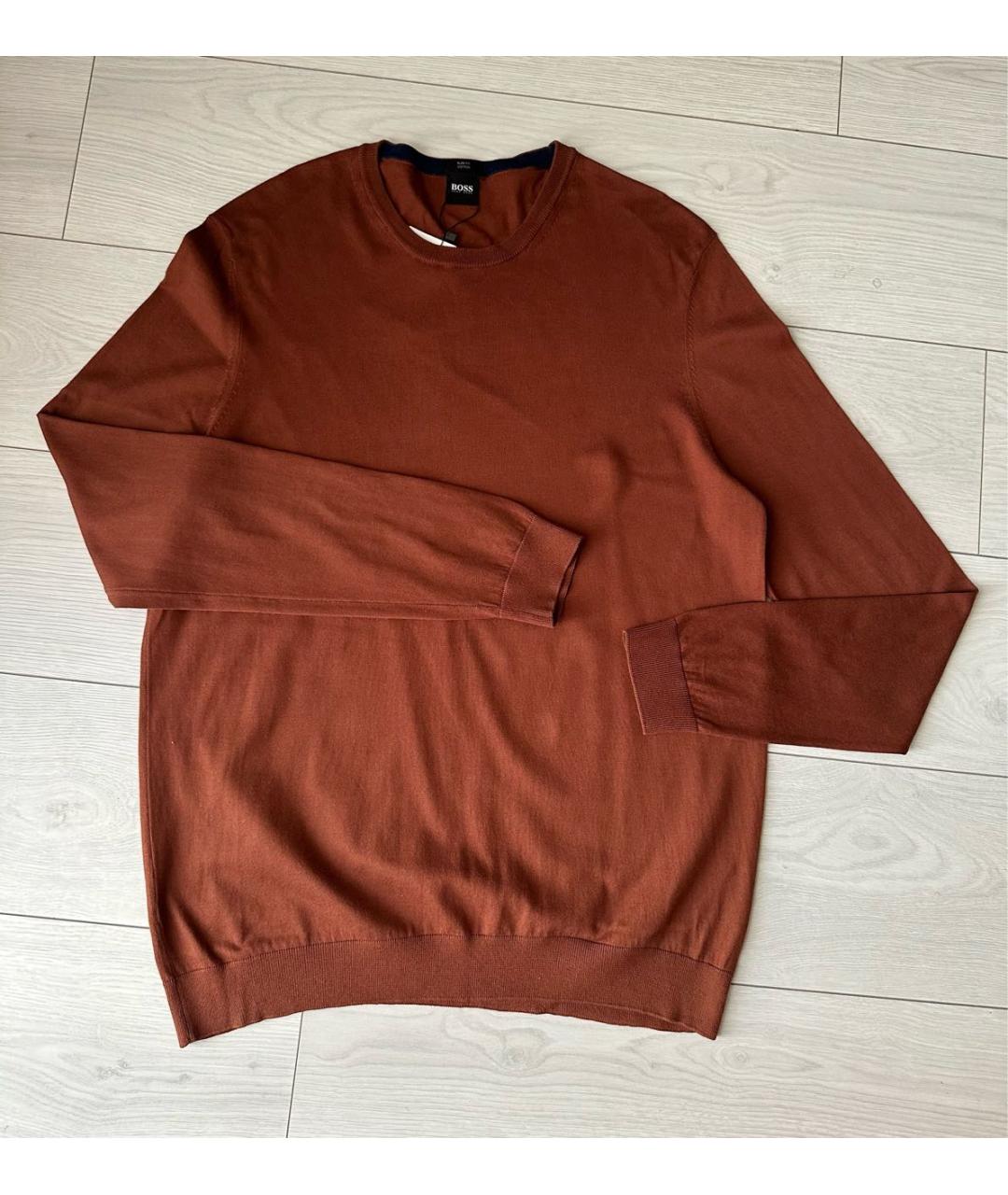 HUGO BOSS Коричневый джемпер / свитер, фото 6