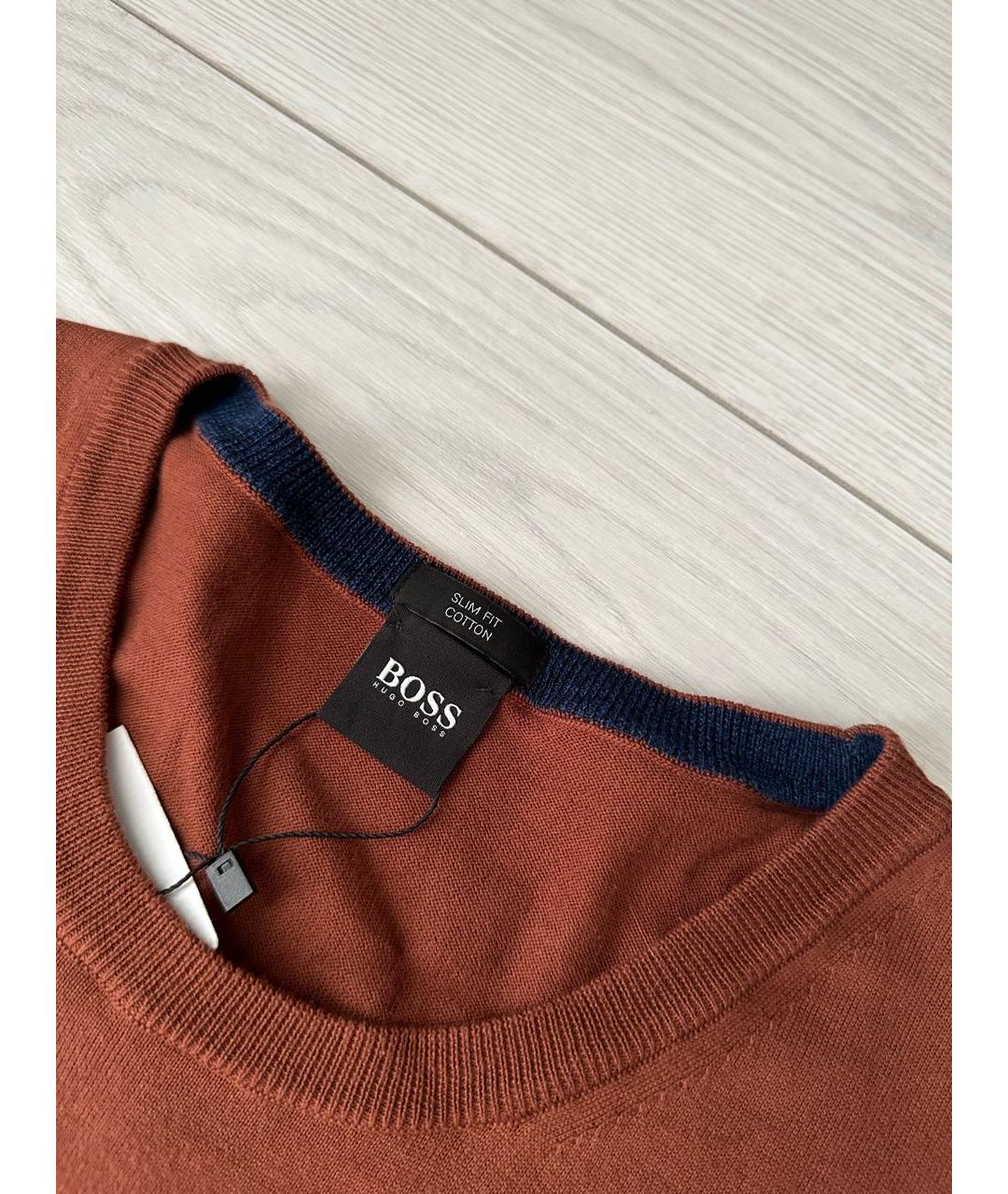 HUGO BOSS Коричневый джемпер / свитер, фото 3