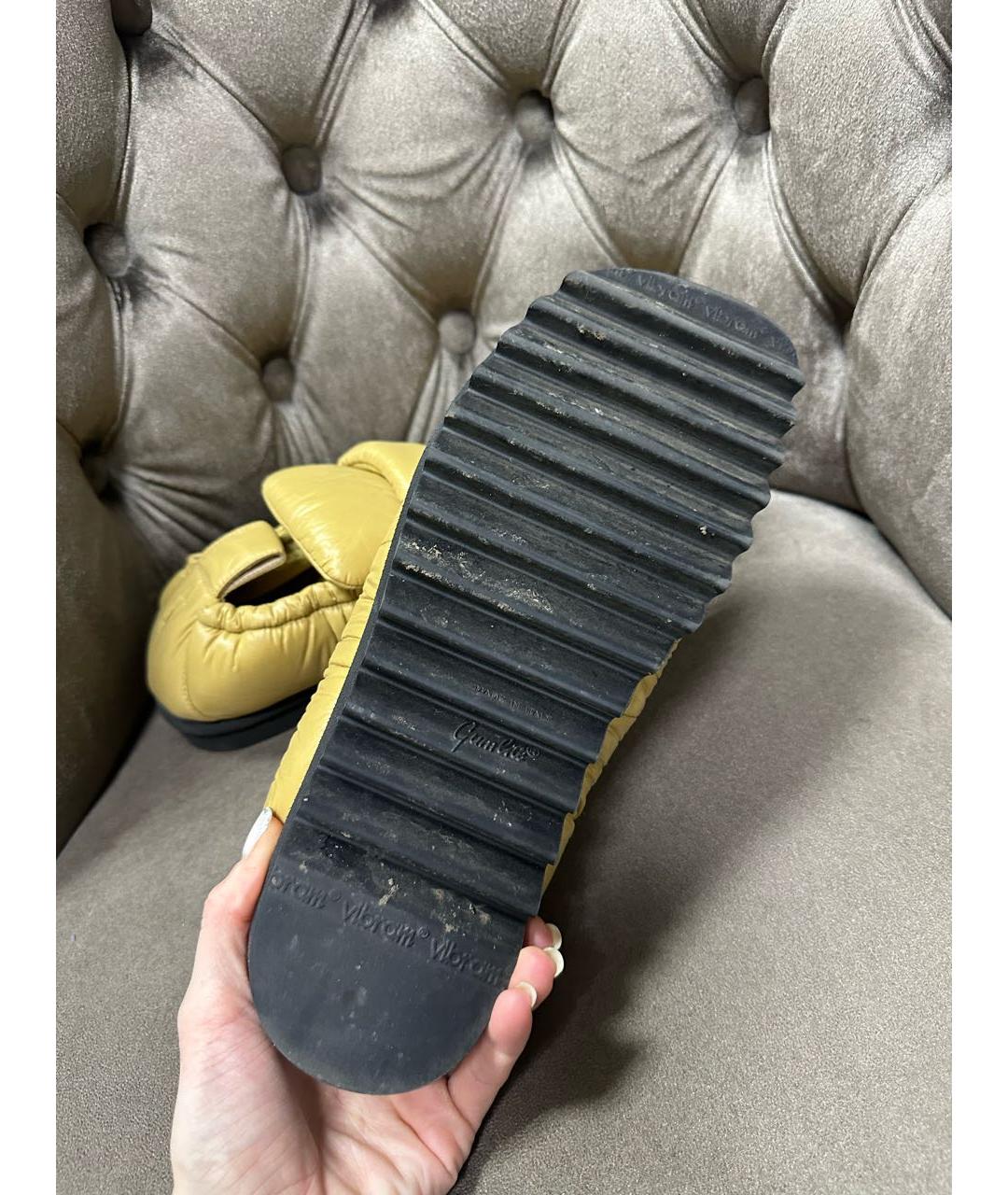 DRIES VAN NOTEN Горчичные мокасины, фото 4