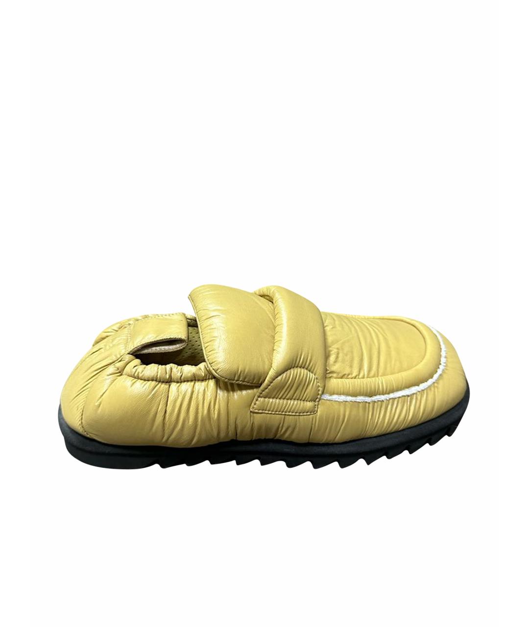 DRIES VAN NOTEN Горчичные мокасины, фото 1