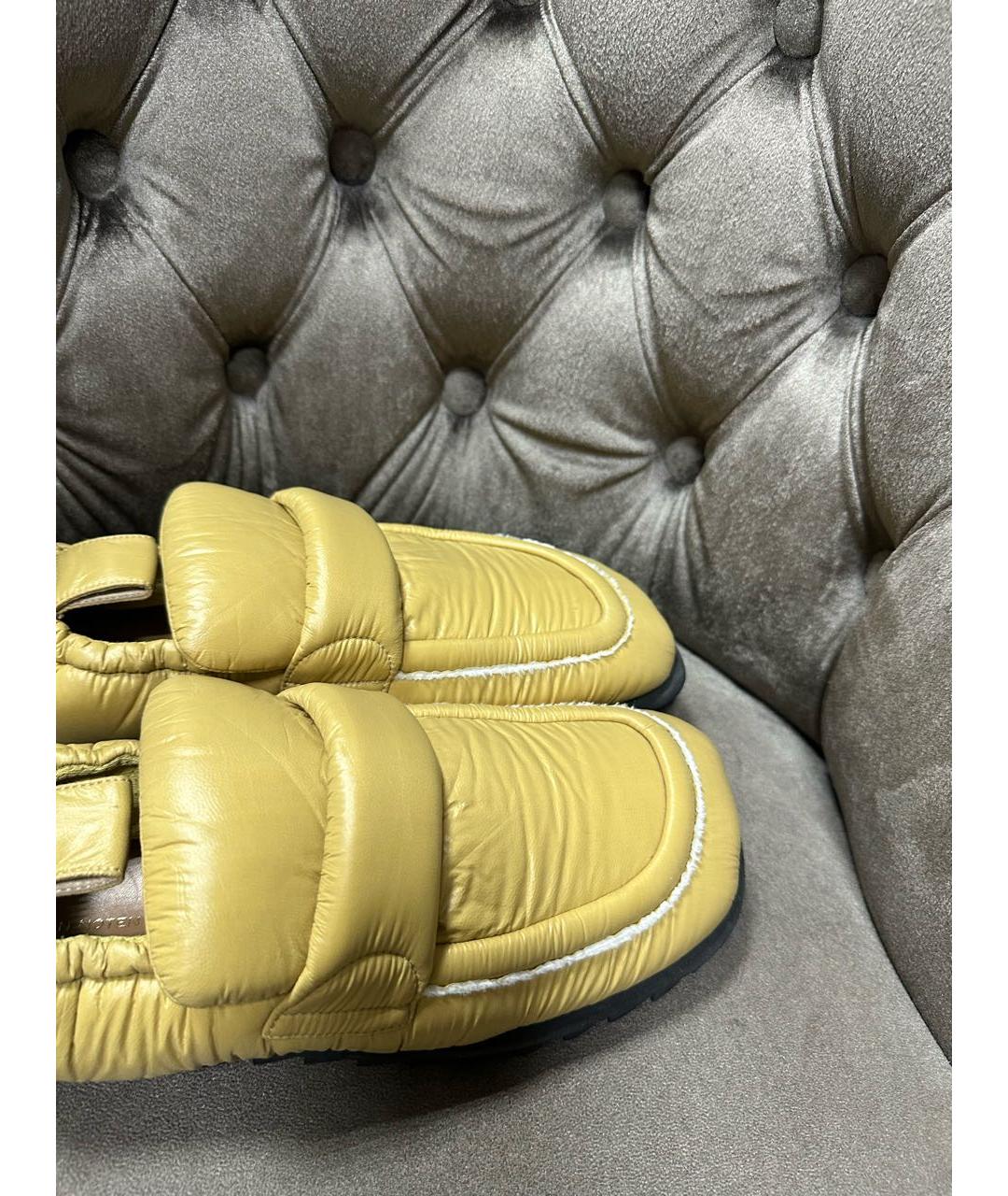 DRIES VAN NOTEN Горчичные мокасины, фото 2