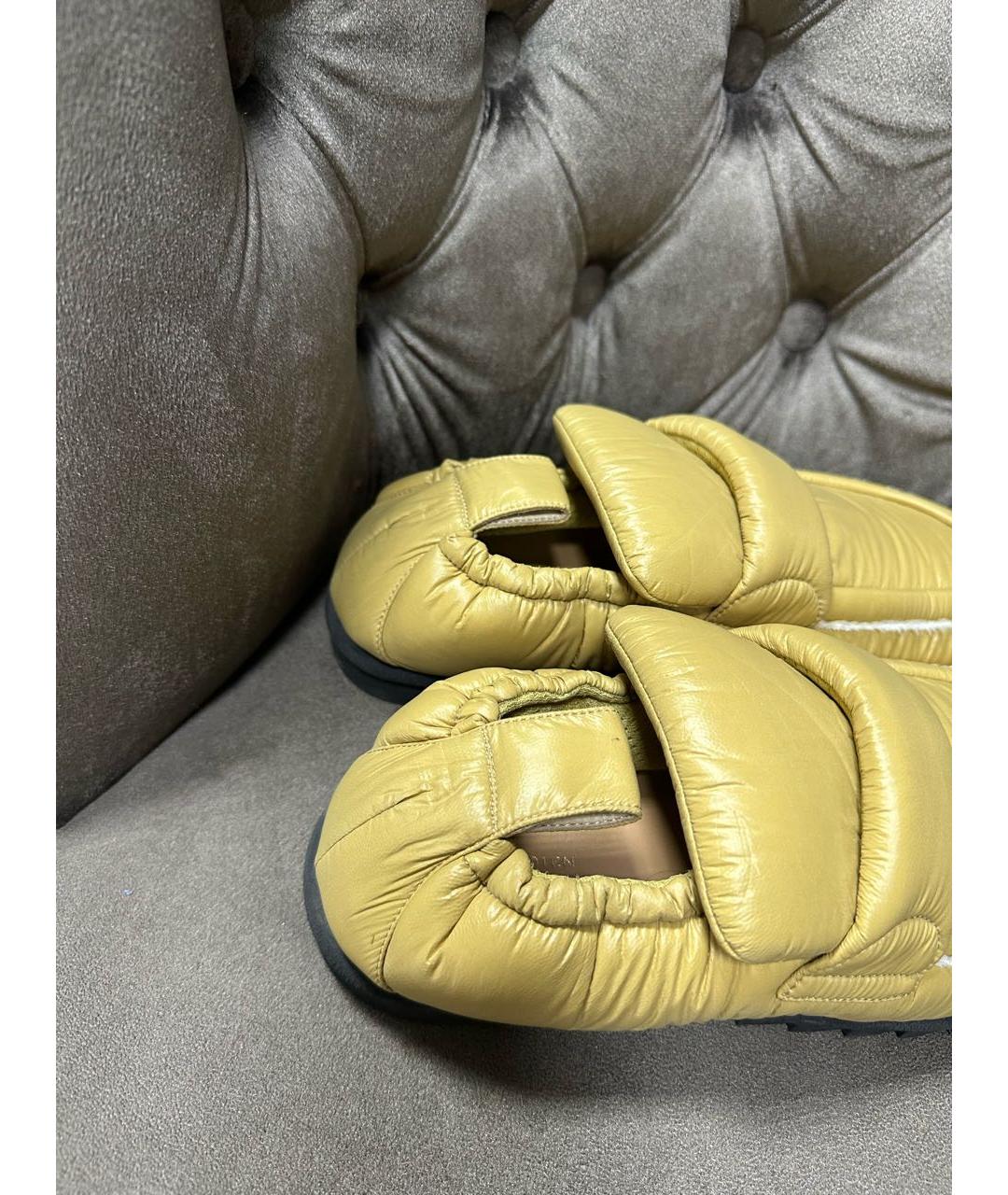 DRIES VAN NOTEN Горчичные мокасины, фото 3