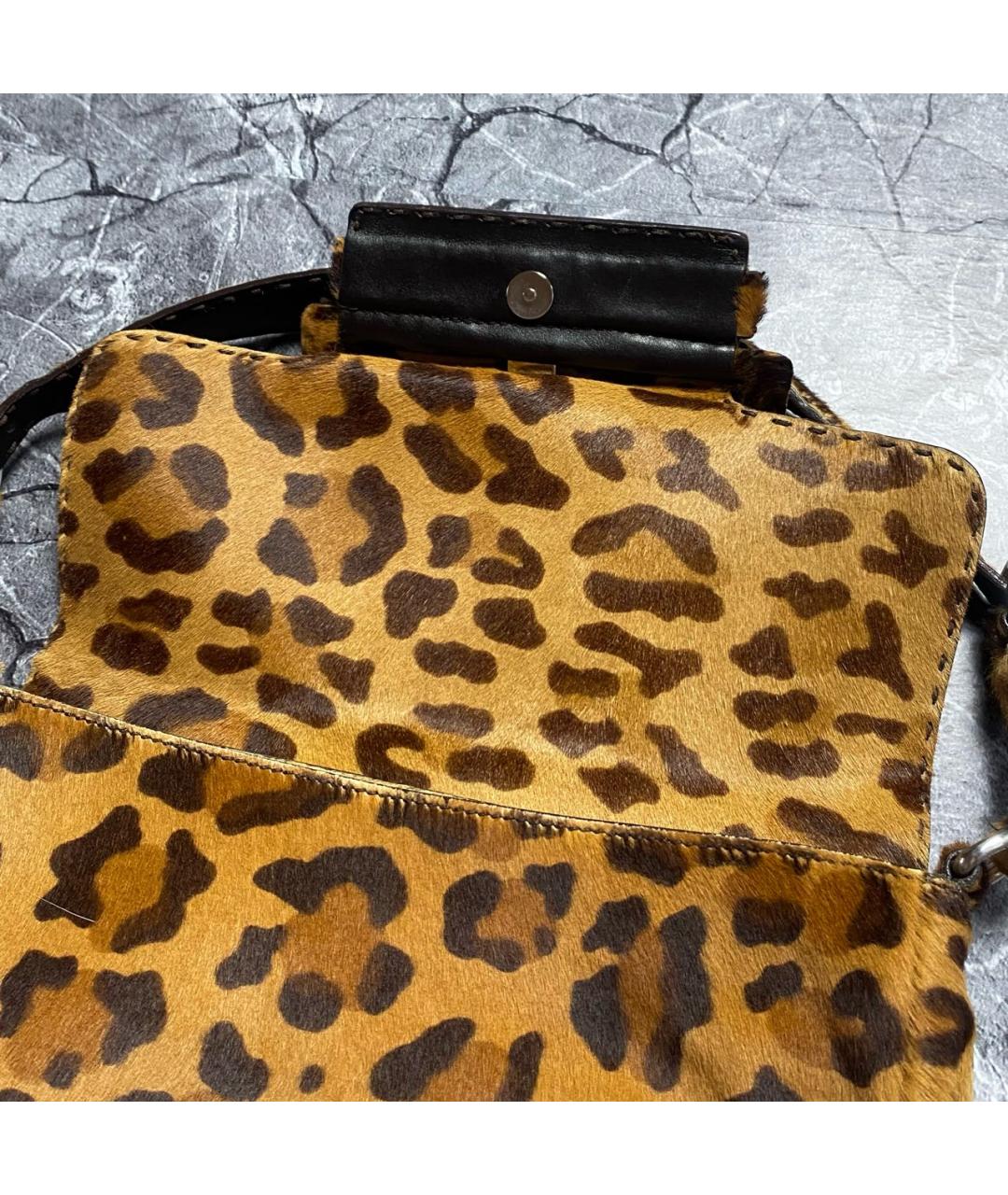 PRADA Мульти меховая сумка с короткими ручками, фото 4