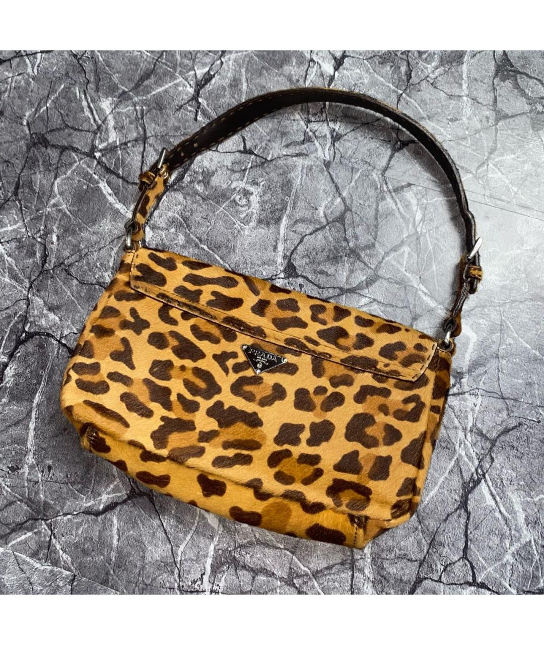 PRADA Мульти меховая сумка с короткими ручками, фото 2