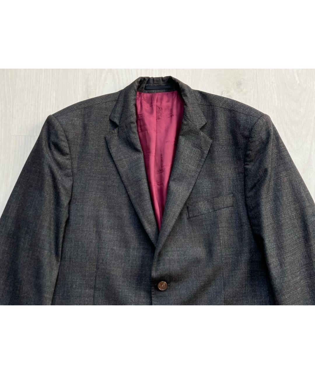 LORO PIANA Серый шерстяной пиджак, фото 3