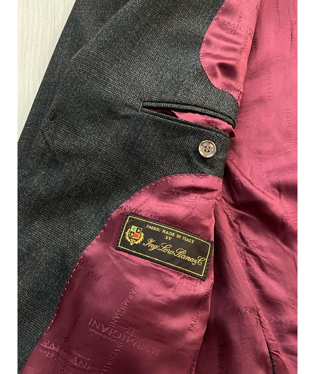 LORO PIANA Серый шерстяной пиджак, фото 4