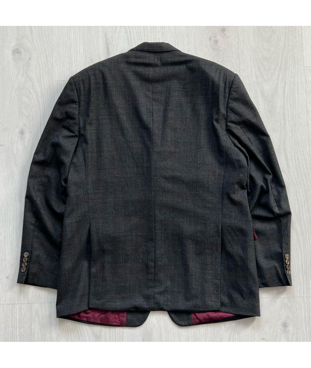 LORO PIANA Серый шерстяной пиджак, фото 2