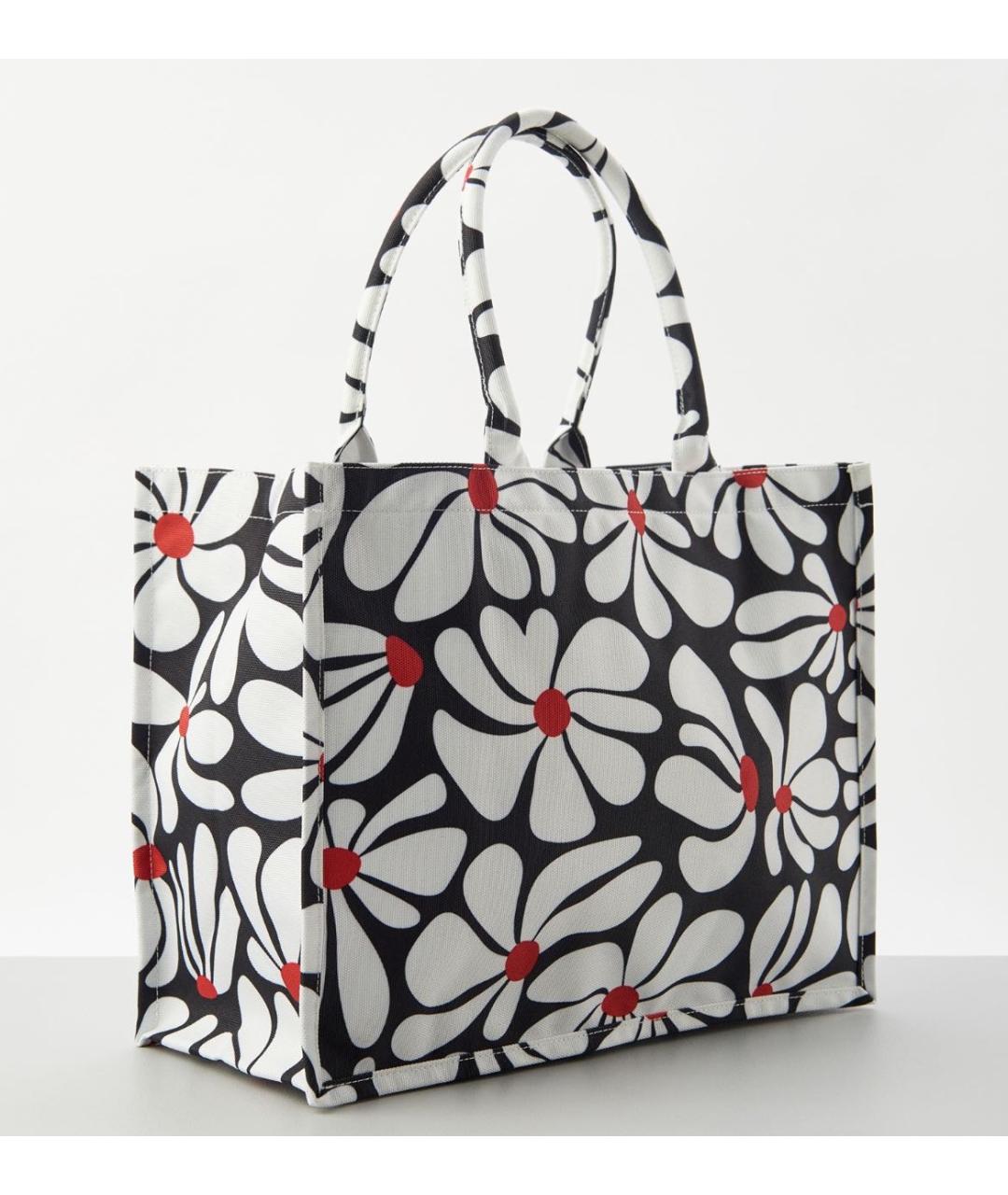 MSGM Черная тканевая сумка тоут, фото 2