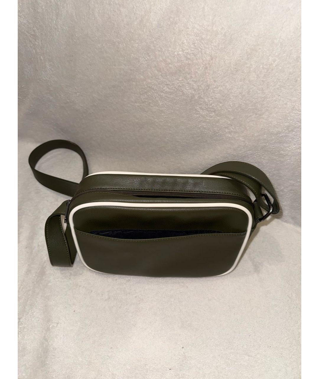 DIESEL Зеленая кожаная сумка на плечо, фото 2