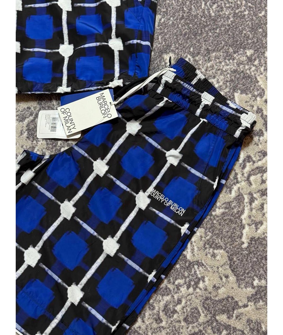 MARCELO BURLON Мульти повседневные брюки, фото 5