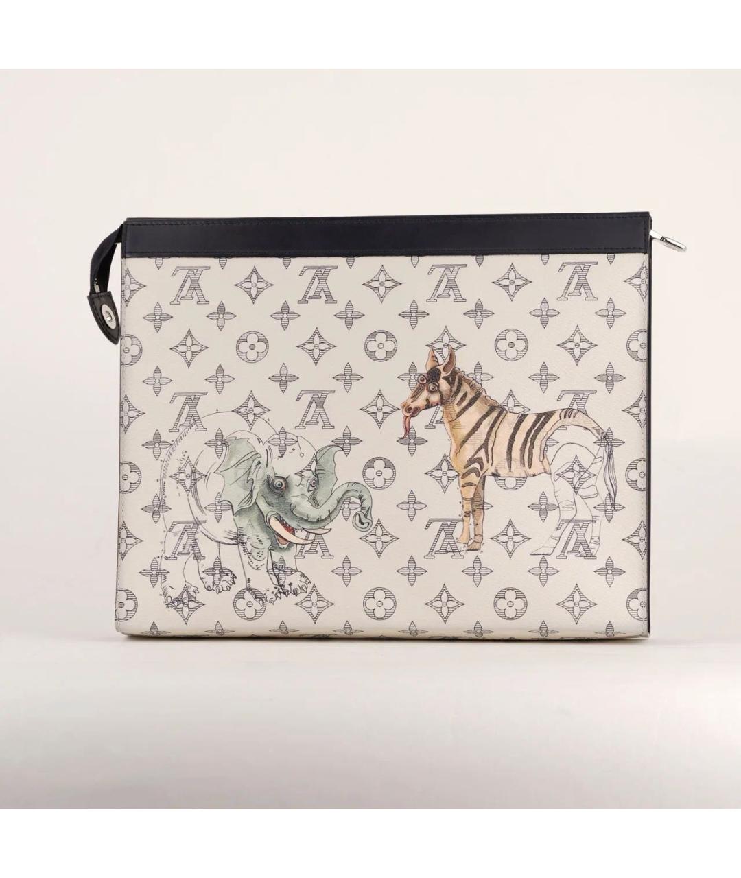 LOUIS VUITTON Белая папка для документов, фото 2