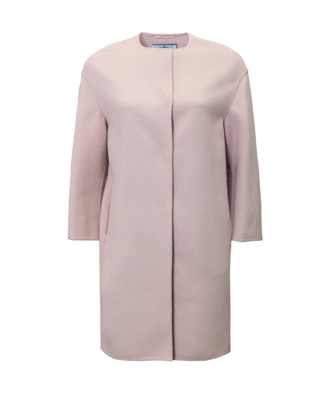 PRADA Розовое кашемировое пальто, фото 1