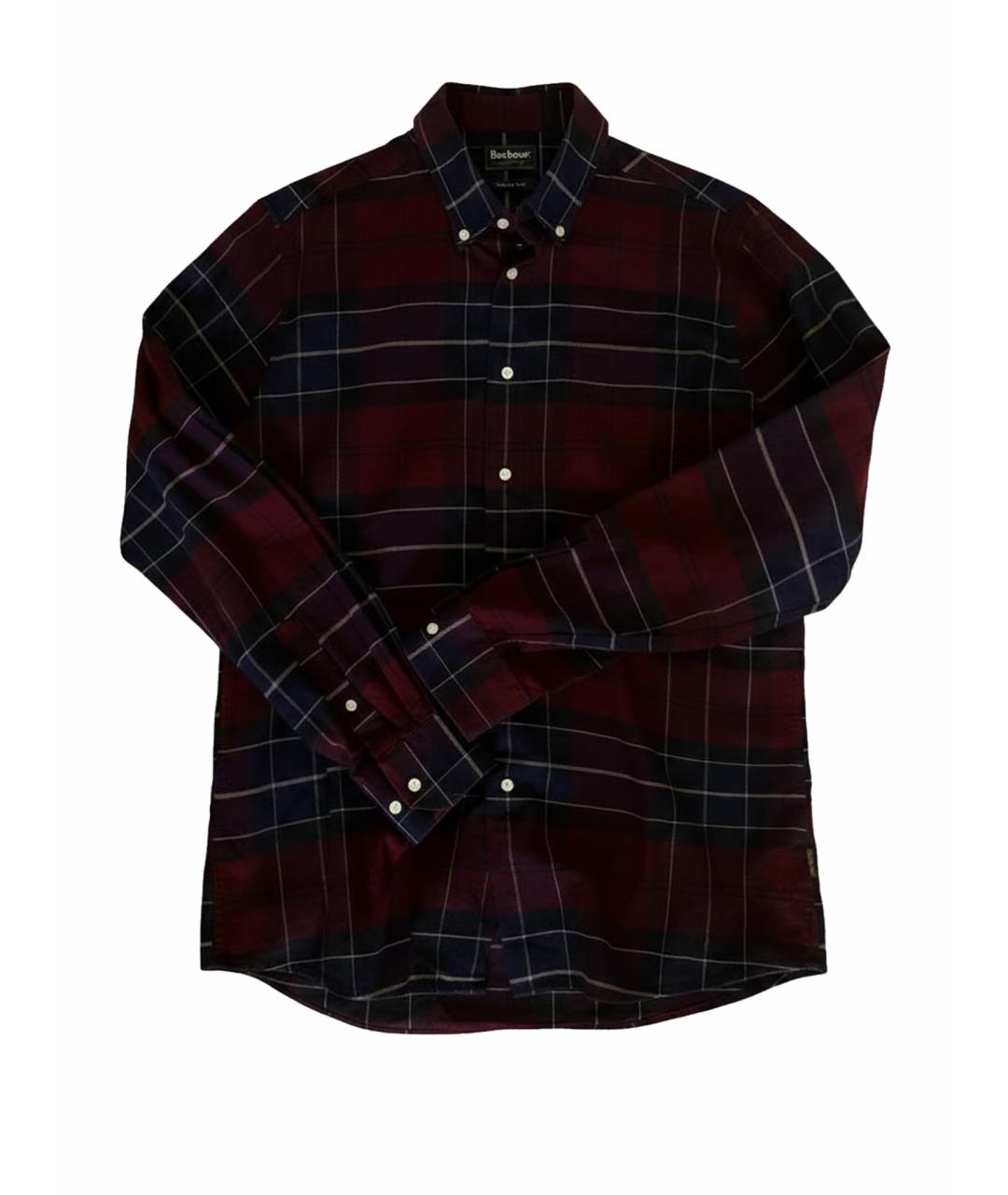 BARBOUR Красная хлопковая кэжуал рубашка, фото 1