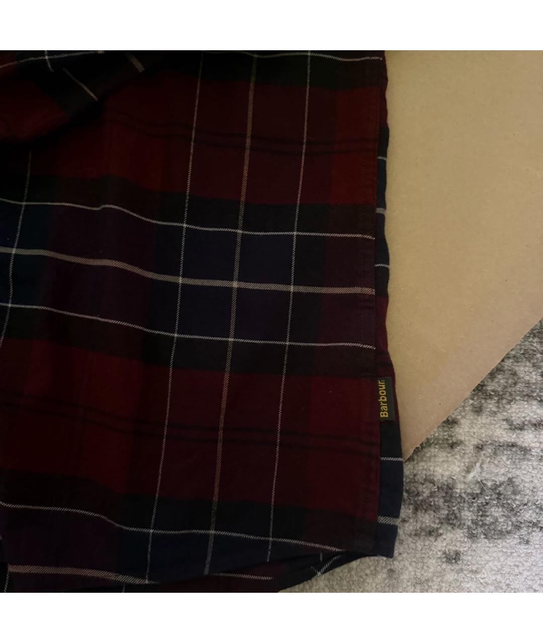 BARBOUR Красная хлопковая кэжуал рубашка, фото 3