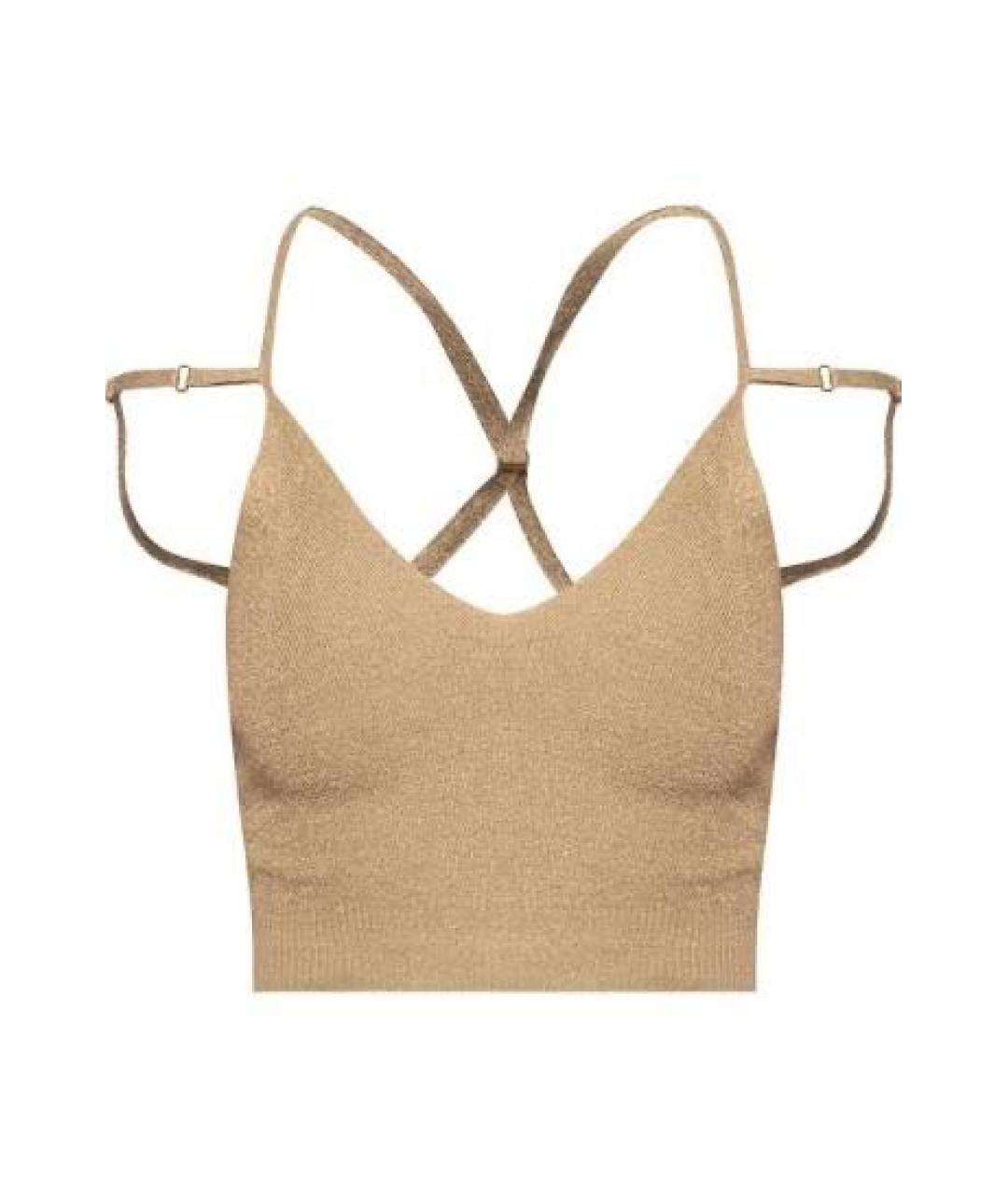 JACQUEMUS Хаки льняная майка, фото 1