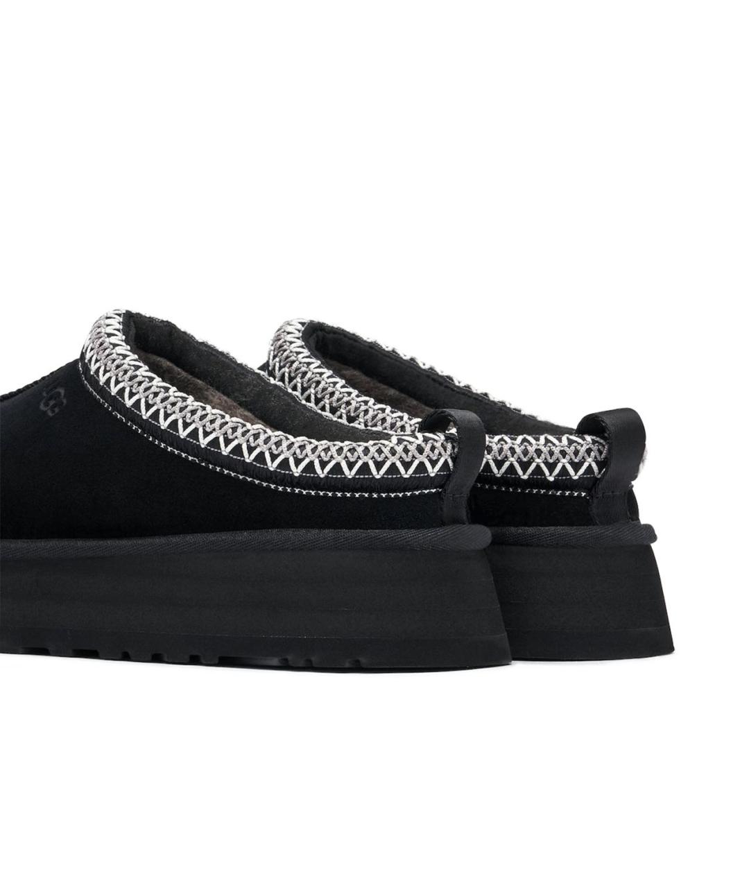 UGG AUSTRALIA Черные замшевые сабо, фото 3