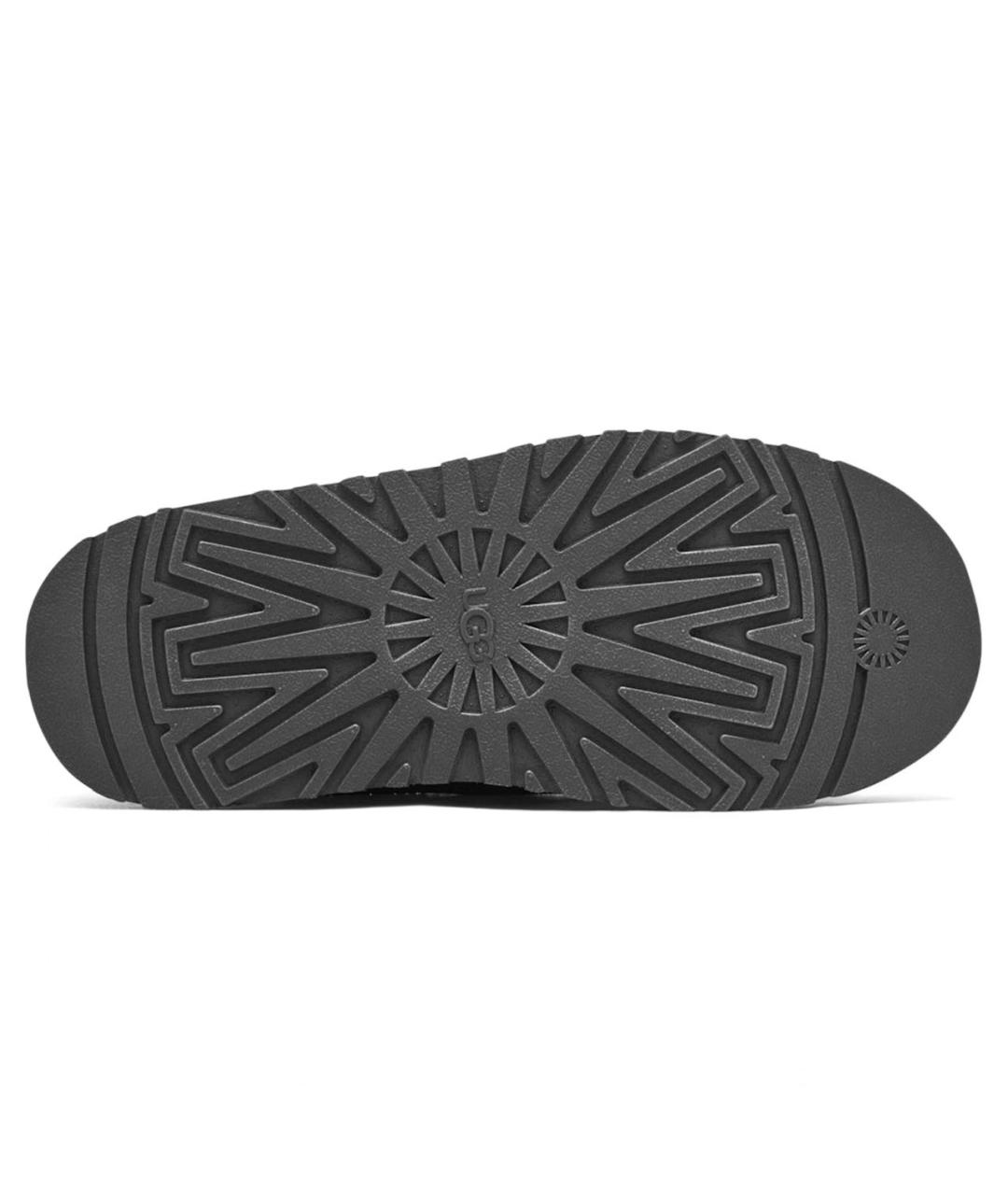 UGG AUSTRALIA Черные замшевые сабо, фото 6