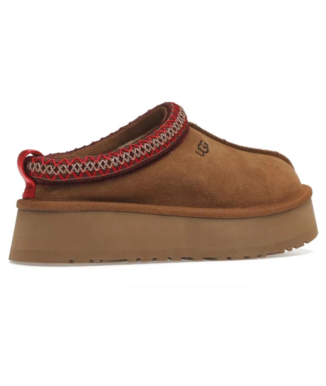 UGG AUSTRALIA Коричневые замшевые сабо, фото 3