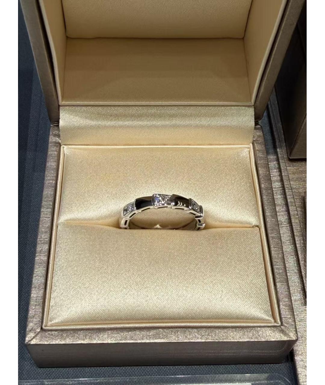 BVLGARI Серебряное кольцо из белого золота, фото 2