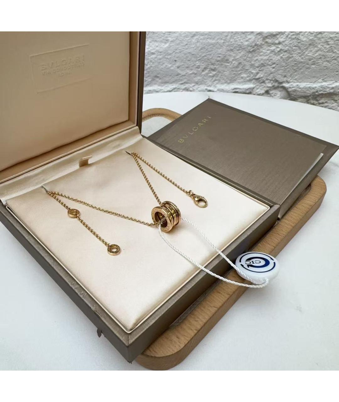 BVLGARI Золотая подвеска из розового золота, фото 2