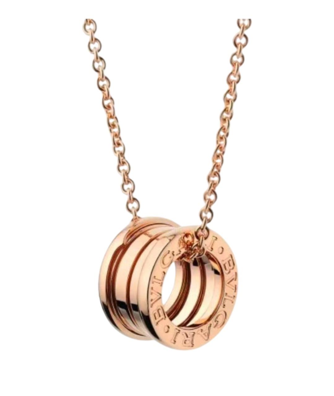 BVLGARI Золотая подвеска из розового золота, фото 1