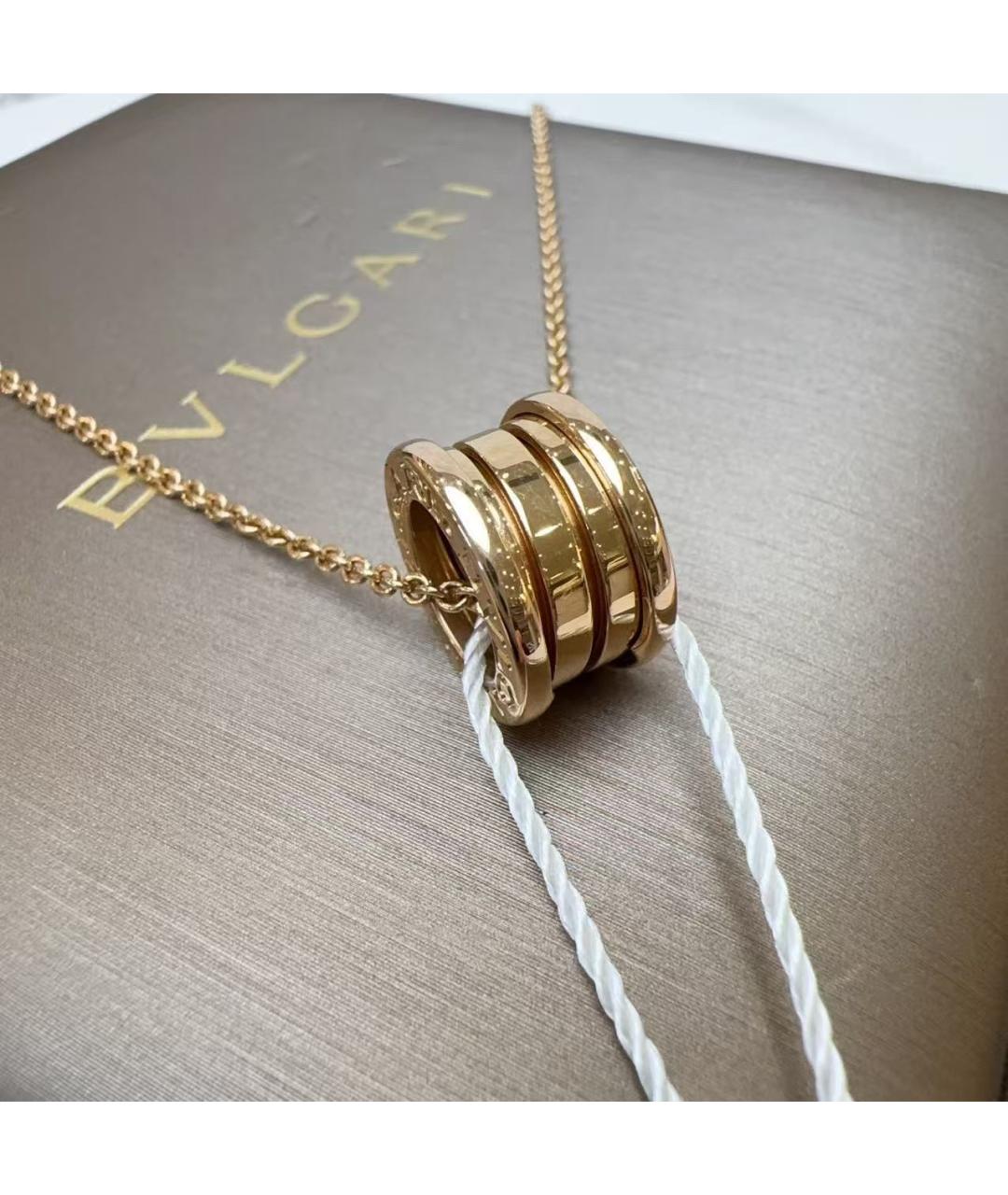 BVLGARI Золотая подвеска из розового золота, фото 3